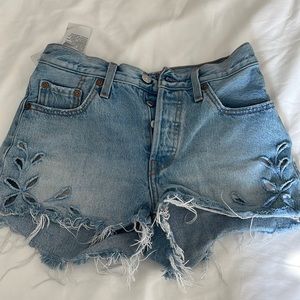 Levi’s 501 High-Rise Denim Shorts